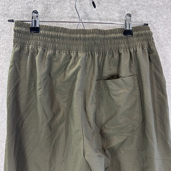 Old Navy XS Olive Green StretchTech Cargo Joggers Dry Quick Elastic Hem Athleisu - Picture 7 of 13